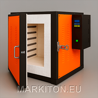 Kilns and muffle furnaces for ceramic printing