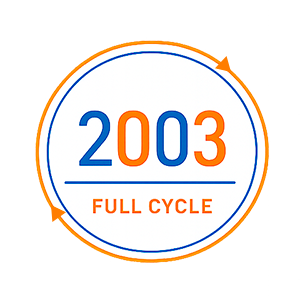 Since 2003 full cycle badge